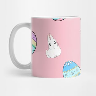 Easter Bunnies and Eggs Patterns Mug